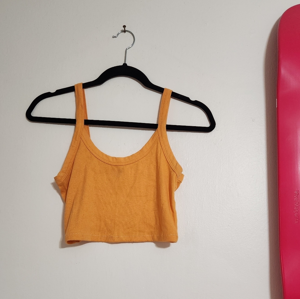 Yellow Crop Top